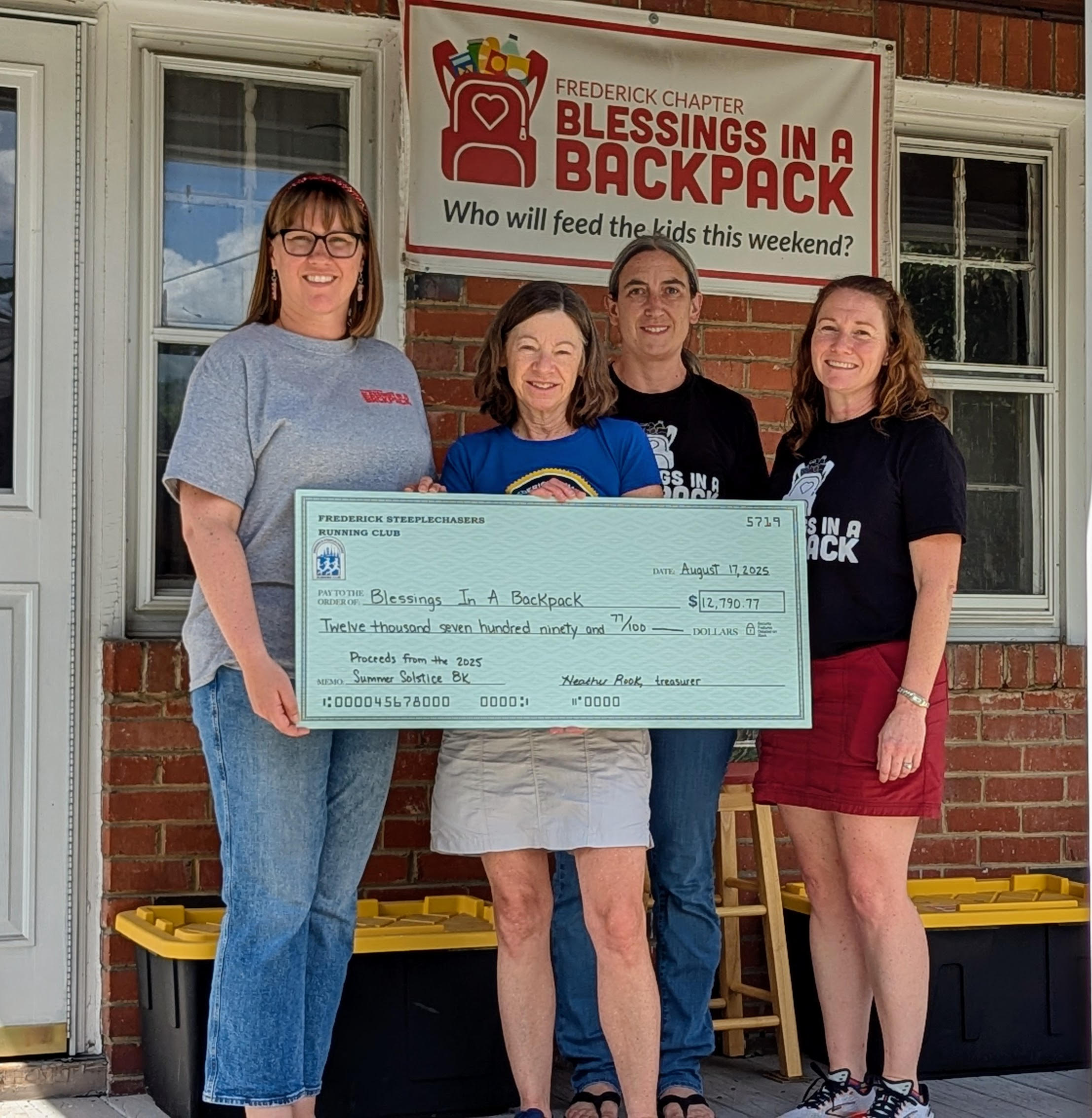 Frederick Summer Solstice 8K raises $12,790 for Blessings in a Backpack